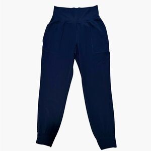 Athleta Salutation Jogger Pants Women's Size Small Petite Blue Athleisure